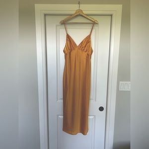 Satin Abercrombie dress